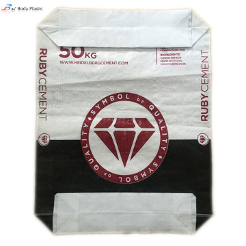 Plastic cement packaging bags with valve